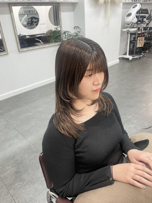 レイヤーカットミディアム/レイヤーカットロング/レイヤー