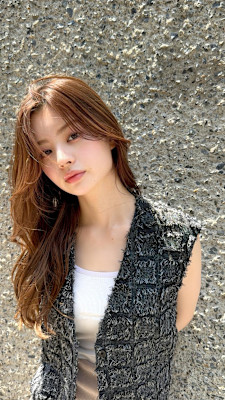 渋谷/チェリーブラウン/小顔カット/フェザーパーマ