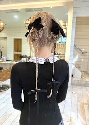 渋谷/ホワイトグレージュ/ボブ/デジタルパーマ/ミニウルフ