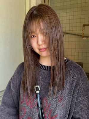 【asuna】ベージュブラウン/酸熱トリートメント