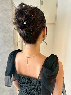 【nanaka】結婚式/ゆるふわアップ/ヘアセット