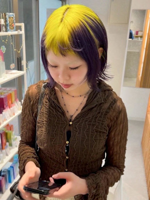 【hinari】ルーツカラー/ツートンカラー/デザインカラー