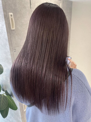 【rizu】髪質改善カラー/パープルカラー/ラベンダーカラー