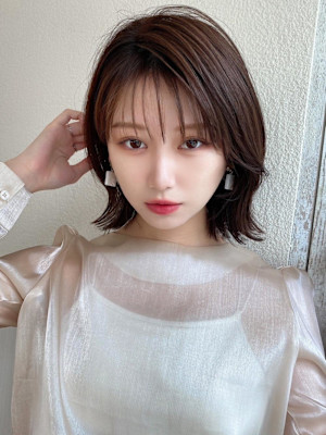  マッシュショート/大人ショート/極細ハイライト/寒色系カラ