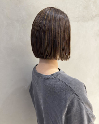 ungu ul×髪質改善×ハイライト×ストレート