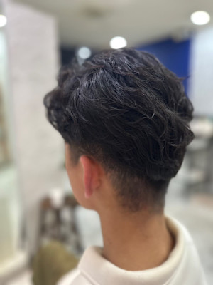 ゆるふわパーマ×メンズ韓国風ヘア