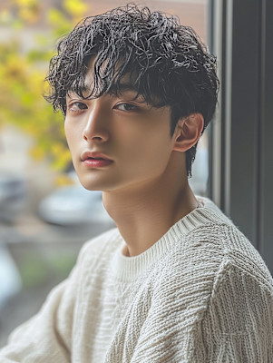 メンズニュアンスパーマ