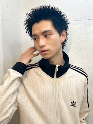 ショート　パーマ　ツーブロック