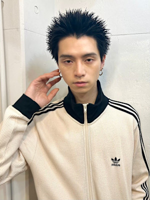 ショート　パーマ　ツーブロック