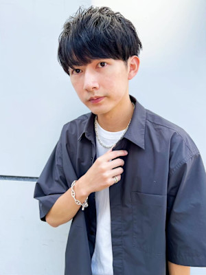 マッシュ　ツーブロック