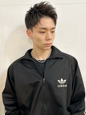 アップバングショート