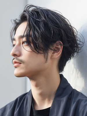 20代30代40代　無造作ミディアム