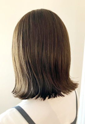 【＋ONE自由が丘】オリーブベージュ＋外ハネボブ