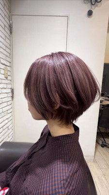 ベリーピンクカラー♪【髪質改善/錦糸町】