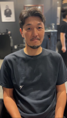 海外イケオジ　センターパート