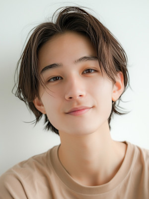 20代30代40代　ナチュラルマッシュ束感イメチェン