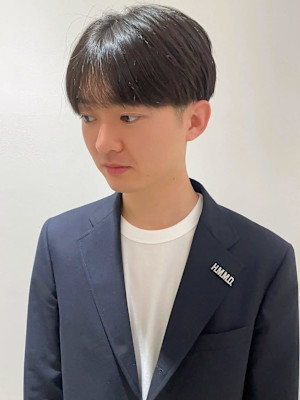 メンズカット マッシュ ビジネスヘア 20代 30代 爽やか