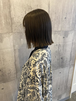 ボブ×マロンベージュ《ARCH CHIAKI》