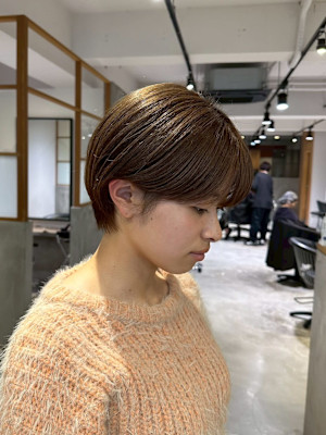 耳掛けショート【髪質改善/縮毛矯正/acala吉祥寺】