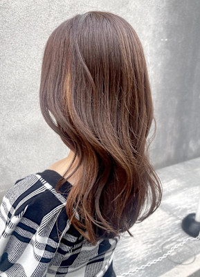 くびれロング　インナーカラー