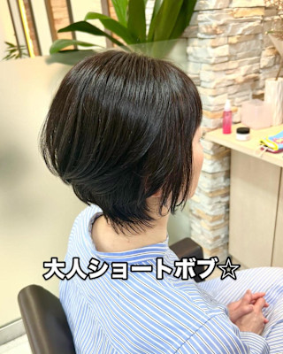 20代30代ナチュラルくびれボブショートボブ