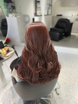 【MIHO】ブリーチなしピンクブラウン