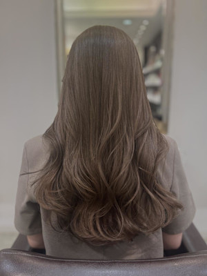 ロング/ベージュカラー/ダブルカラー