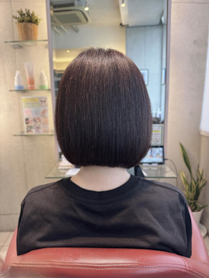 シャキンとしないナチュラルストレート