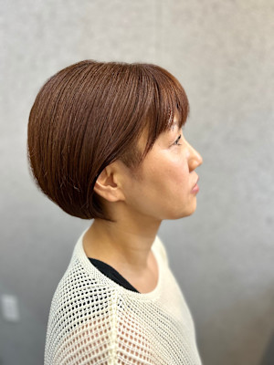 ひし形ショートボブ