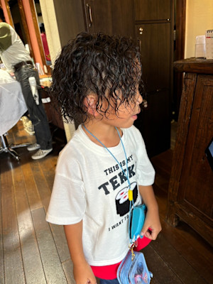 キッズ　パーマ