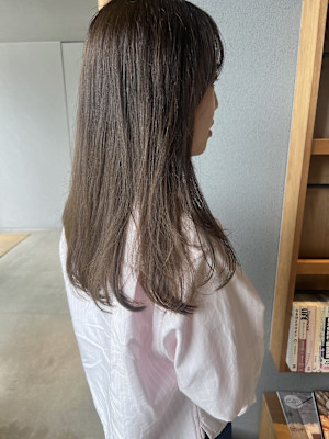 ブリーチなし透明感ベージュ