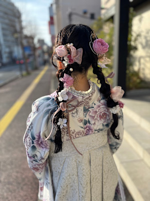 袴×ヘアセット