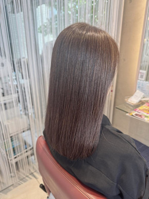 湿気対策には髪質改善ストレート