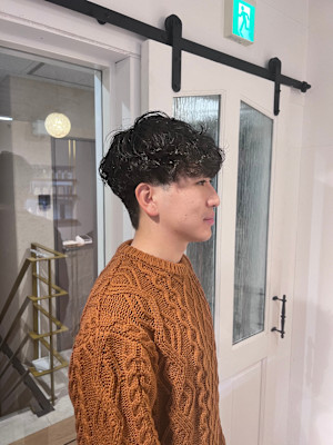 メンズパーマ/波打ちパーマ/無造作パーマ