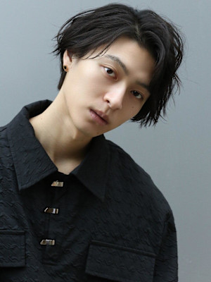 【緩めスパイラル】ウェーブセンターパート