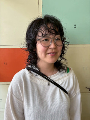 ミディアムカーリーヘア