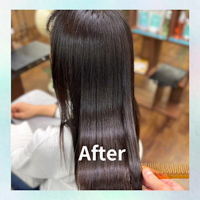 髪質改善×カラー