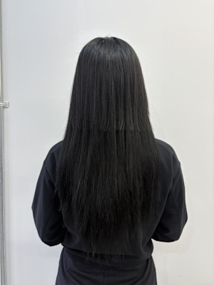 黒髪ロング