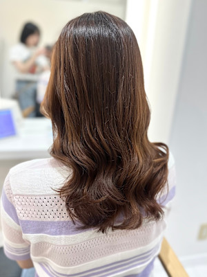 コテ巻き風パーマ/前髪パーマ/韓国風パーマ/デジタルパーマ/