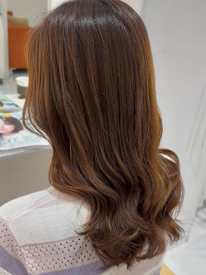 コテ巻き風パーマ/前髪パーマ/韓国風パーマ/デジタルパーマ/