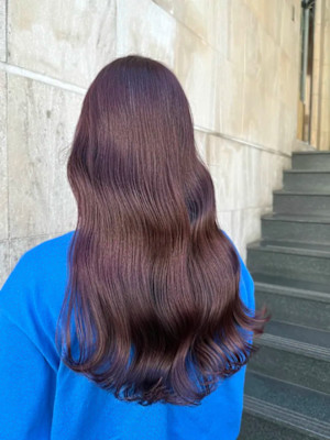 【LAGOON】ブリーチなし♪ラベンダーブラウン