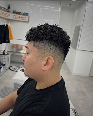 クロップパーマ