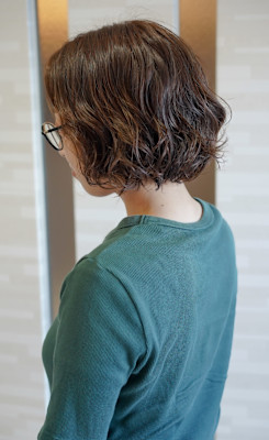 ゆるふわナチュラルボブ × シアーアッシュベージュ