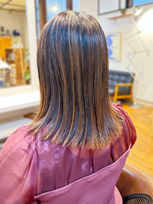 白髪染め白髪ぼかし大人ショートボブ大人かわいい30代40代