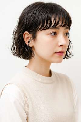 原宿レイヤーボブスパイラルパーマボブパーマ20代30代40代