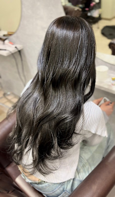 ダブルカラー×オリーブグレー