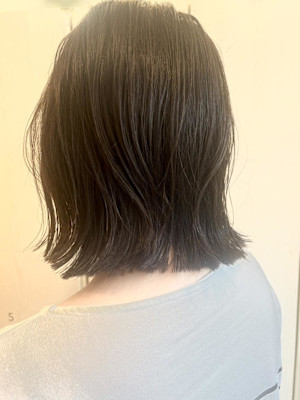 30代40代外ハネミディアムレイヤー/メテオカラー