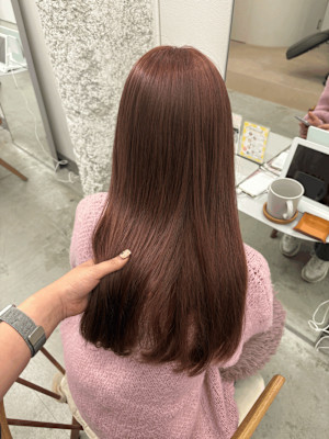 《花屋併設》ピンクブラウン