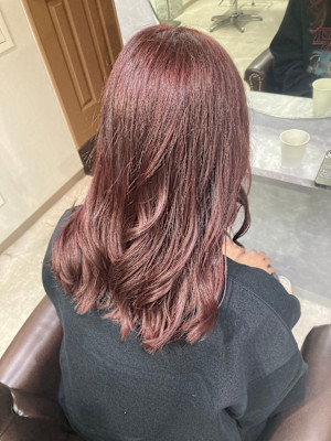 ピンクベージュカラー