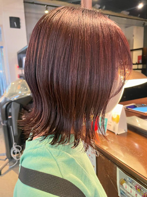 くびれ/ミディアム/パープル